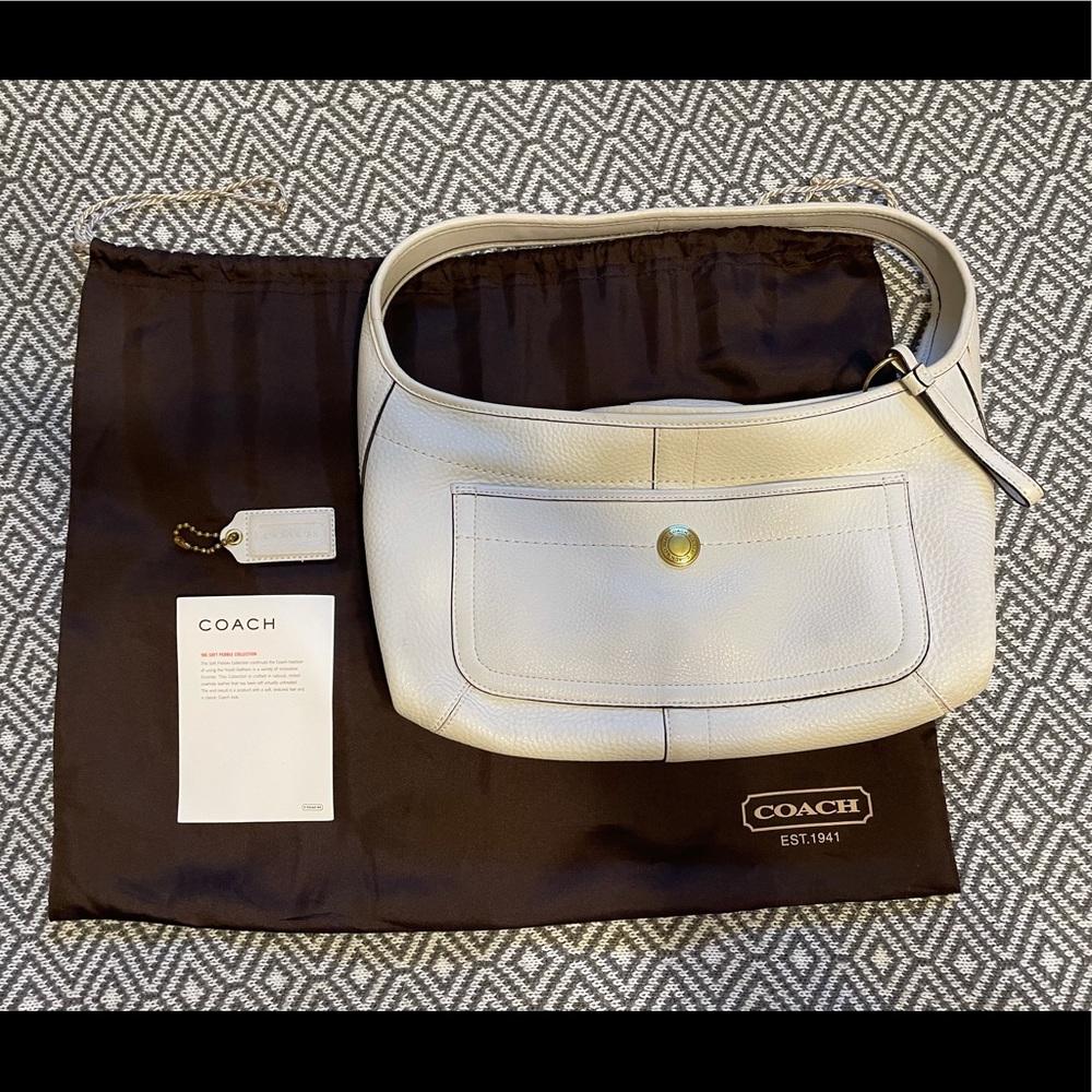 Coach Pebbled Leather shoulder bag